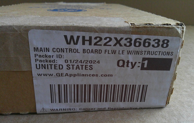 GE Front Load Washer Main Control Board FL Washer LE #WH22X36638 Open BOX!!! OEM gallery