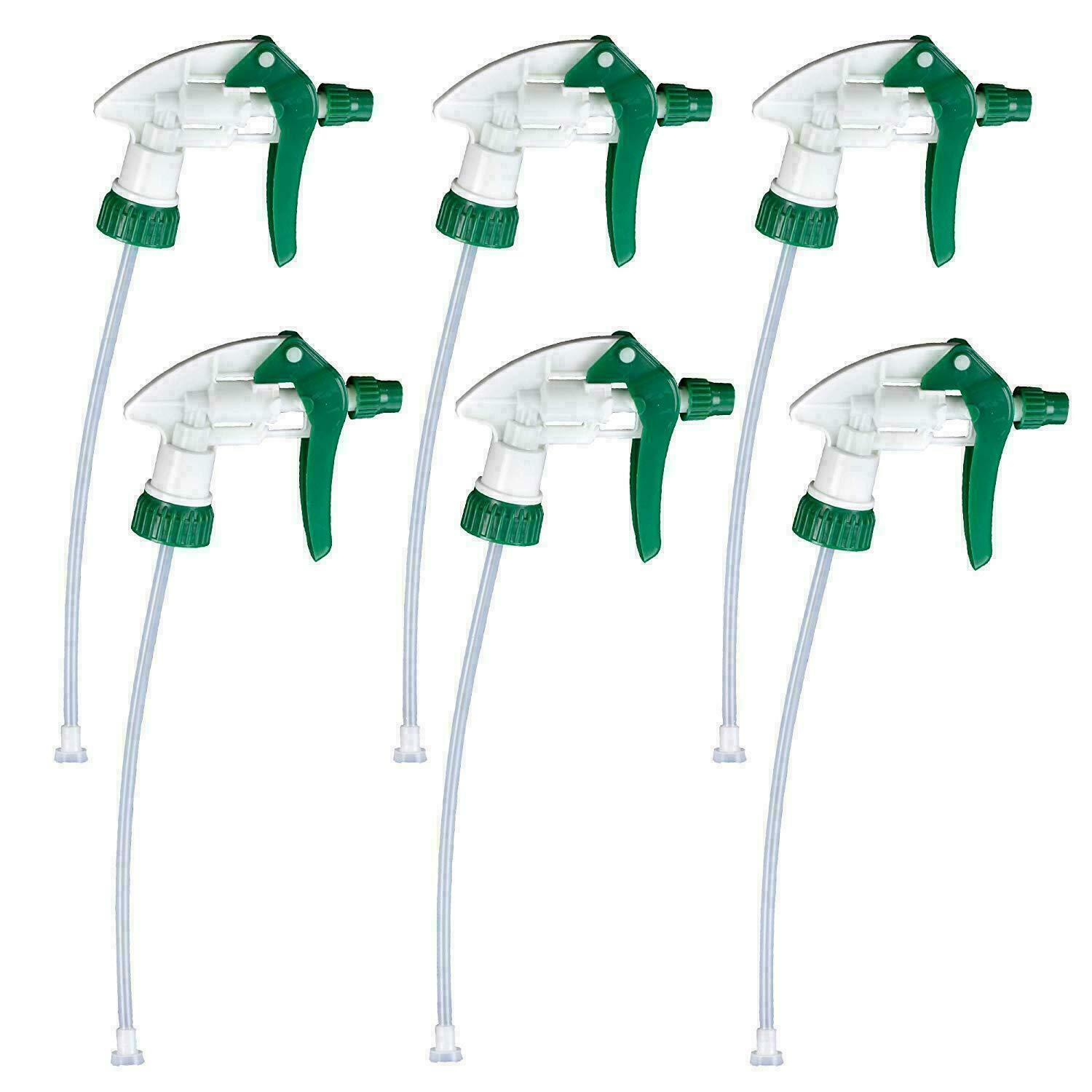 6 Pcs Heavy Duty Chemical Resistant Trigger Sprayer Spray Bottle Nozzle Head gallery