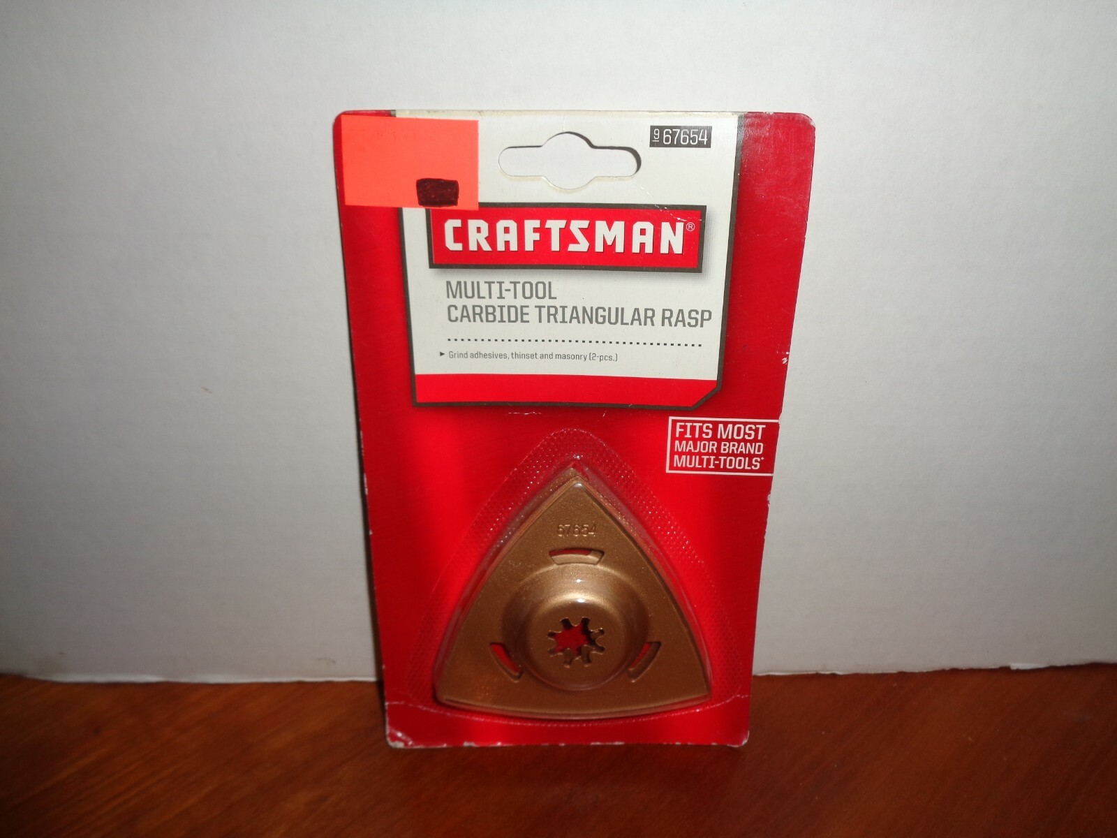 Genuine Craftsman Carbide Triangular Rasp for Multi-Tools 2 Pack 67654 gallery