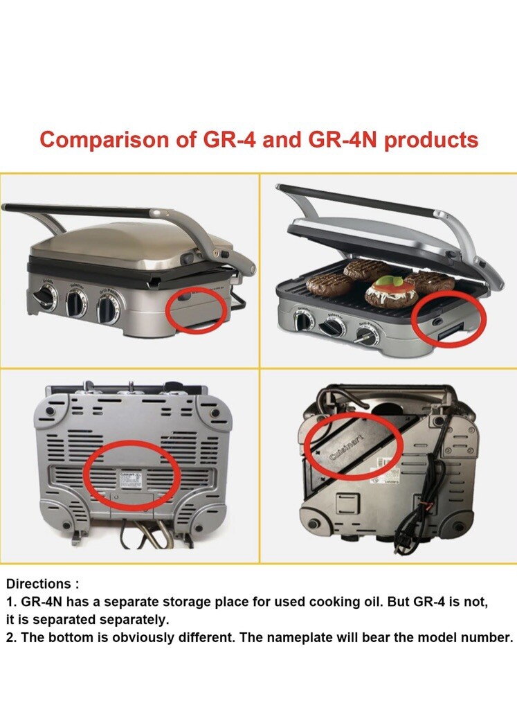 Gvode Waffle Plates for Cuisinart Griddler gallery