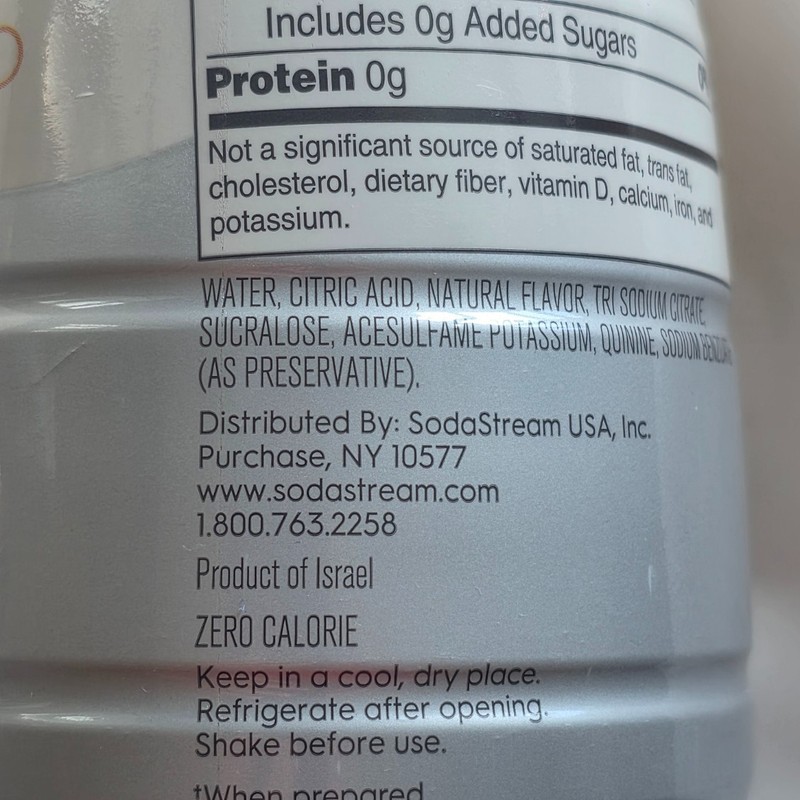 SodaStream Diet Tonic, 14.9 oz 440ML each 5 Pack NEW SEALED gallery
