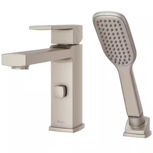 Pfister Deckard Single-Handle Deck Mount Roman Tub Faucet & Handshower RT6-2DAK