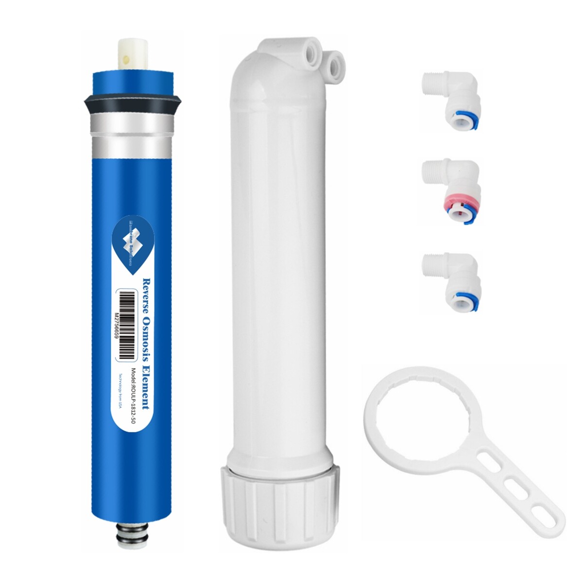 50 GPD RO Membrane Reverse Osmosis Water Filter Housing Replacement for GE FX12M gallery