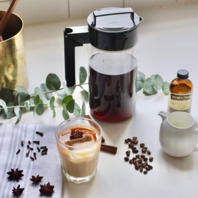 1qt Cold Brew Coffee Maker Black: Hand Wash gallery