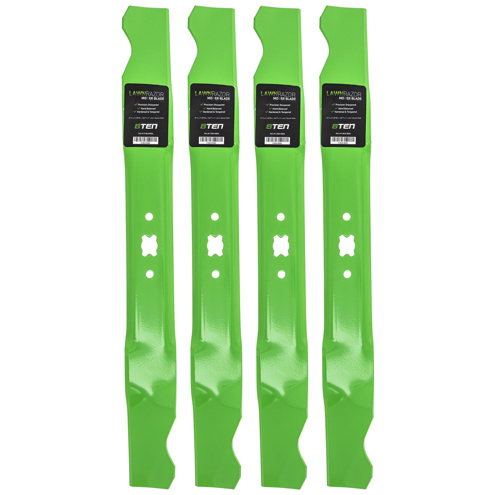 LawnRAZOR Mulching Blade for Columbia P21 SP21 P21XL-H SP21HW VD39Q VD39 4-Pack gallery
