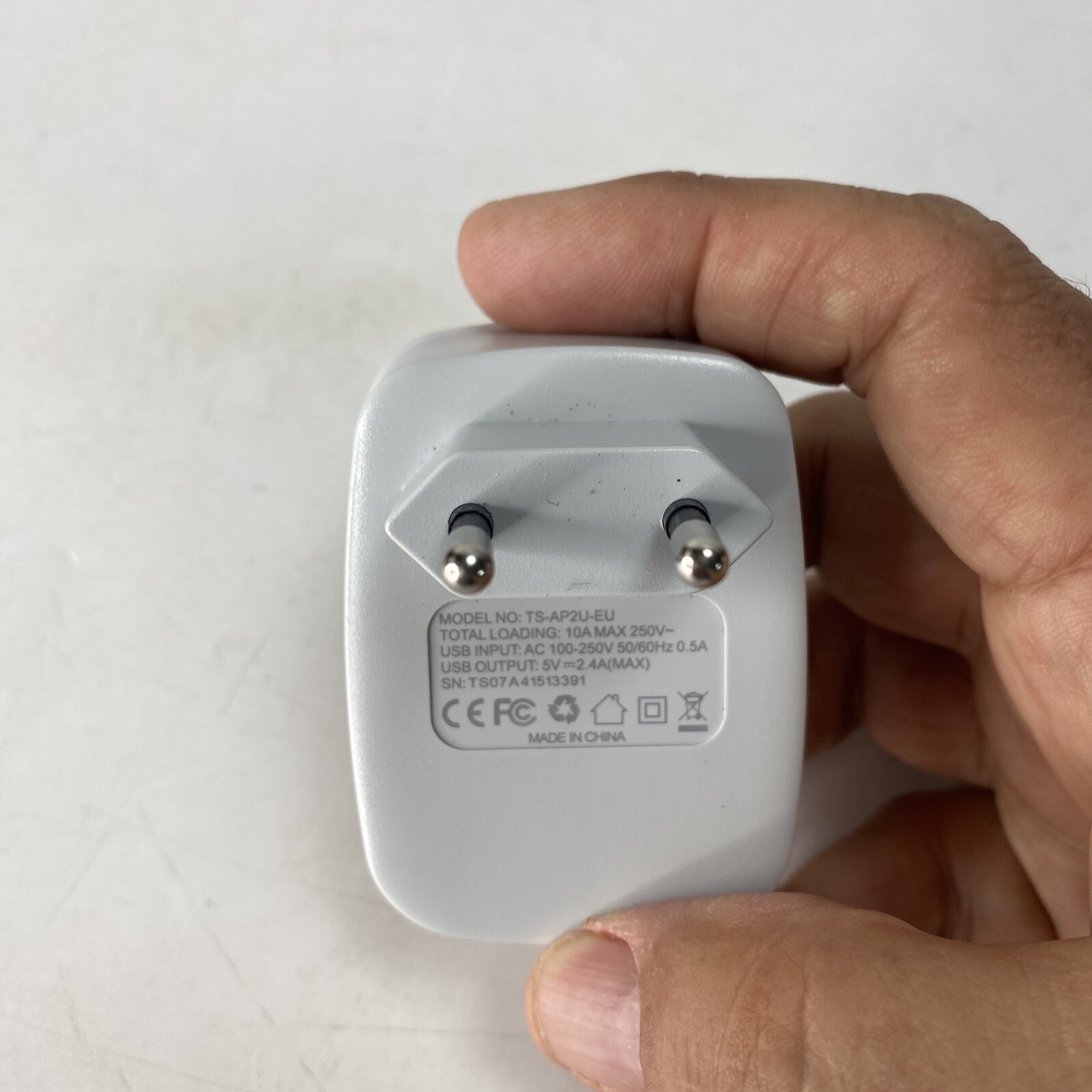 Tessan International Power Plug with 2 USB Type C Plug Adapter for Iceland Spain gallery