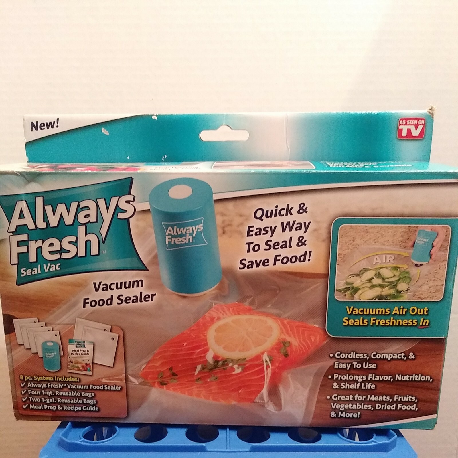 Always Fresh Seal Vac 8 Piece System Vacuum Food Sealer As Seen on TV BRAND NEW gallery