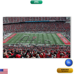 Northwest Ncaa Ohio State Buckeyes Marching Band Washable Rug 36 X 62 Inches A31