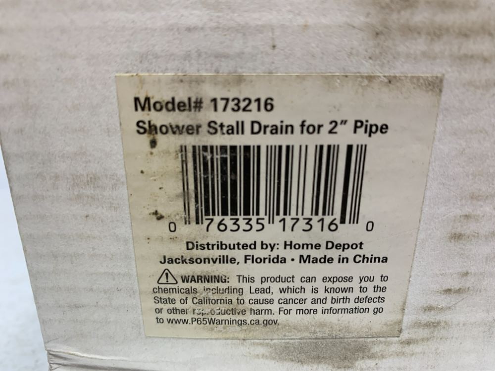 Unbranded 173216 Shower Drain 2" Pipe gallery