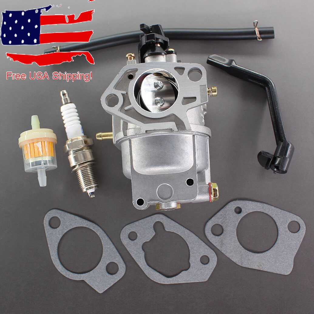 Carburetor For Generac 0J25910113 Honeywell 389cc Engine with Spark Plug gallery