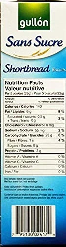 Gullon Cookie SF Shortbread Cookies, 11.63 Ounce, 330 Gram (2 Pack) gallery
