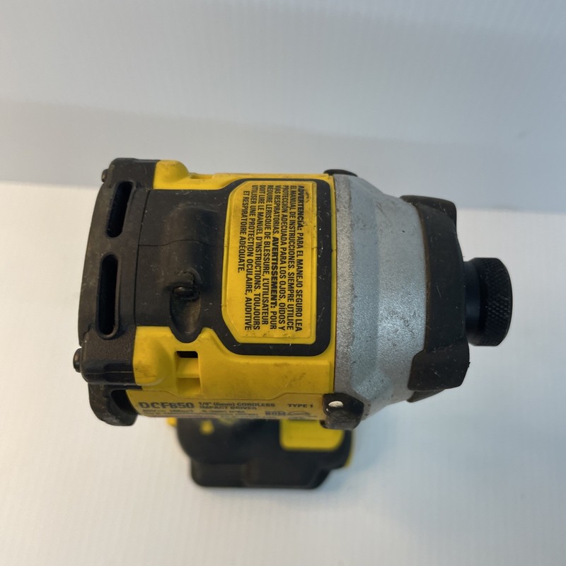 DEWALT DCF850 ATOMIC 20V MAX 1/4 inch Cordless Impact Driver (Tool Only) - Used gallery