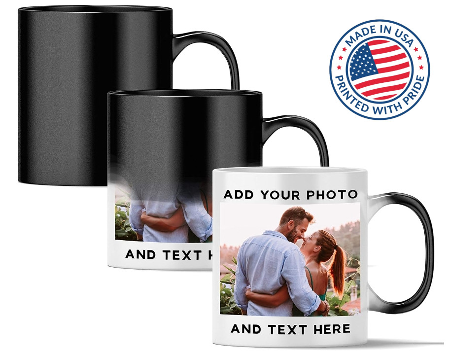 Magic Heat Sensitive Custom 11OZ DIY Coffee Mug Color Changing Cup Tazas Magicas gallery