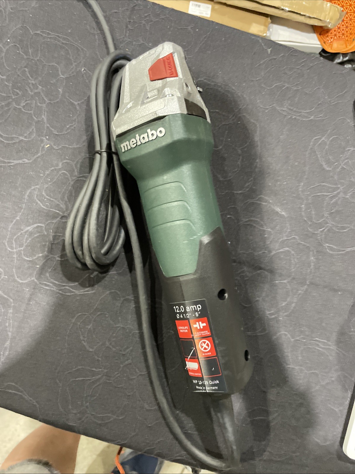 603629420 WP 13-125 Quick 4.5 Inch / 5 Inch Angle Grinder - 11,000 RPM gallery