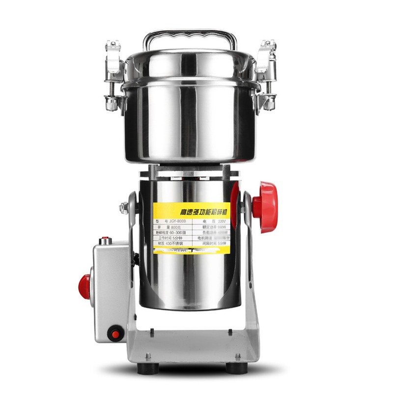 Electric Grain Mill Grinder 800g Commercial Spice Grinder High-Speed Pulverizer gallery