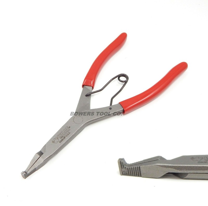 Wilde 4pc Lock Ring Pliers Set Compound Right Angle 90 Thin Straight Made in USA gallery