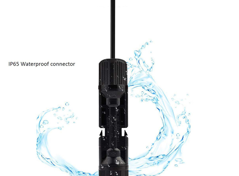 Solar Panel Connectors 10AWG Compatible with MC-4 Solar Connecter to SAE Adapter gallery