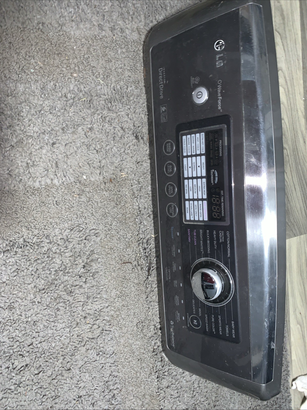 LG WT6105CW Washer Control Panel gallery