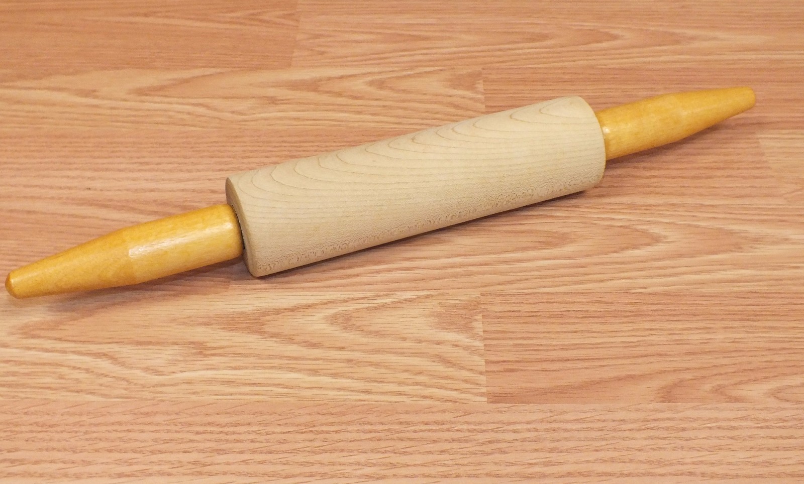 Unbranded / Generic 15" (Inch) Wooden Bread / Pizza Dough Rolling Pin **READ** gallery