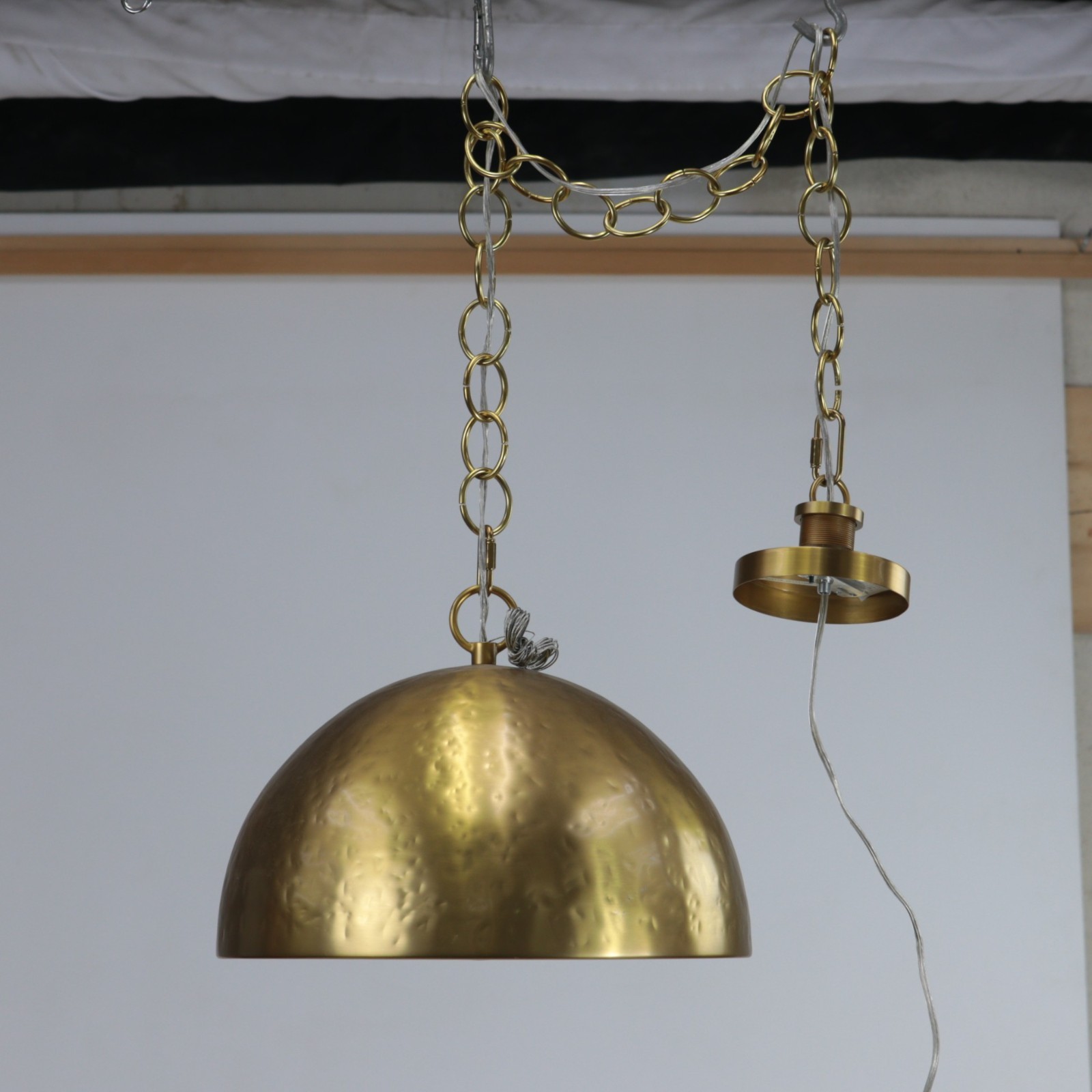 Visual Comfort Whare EP1241BBS 1-Light Medium Pendant in Burnished Brass gallery