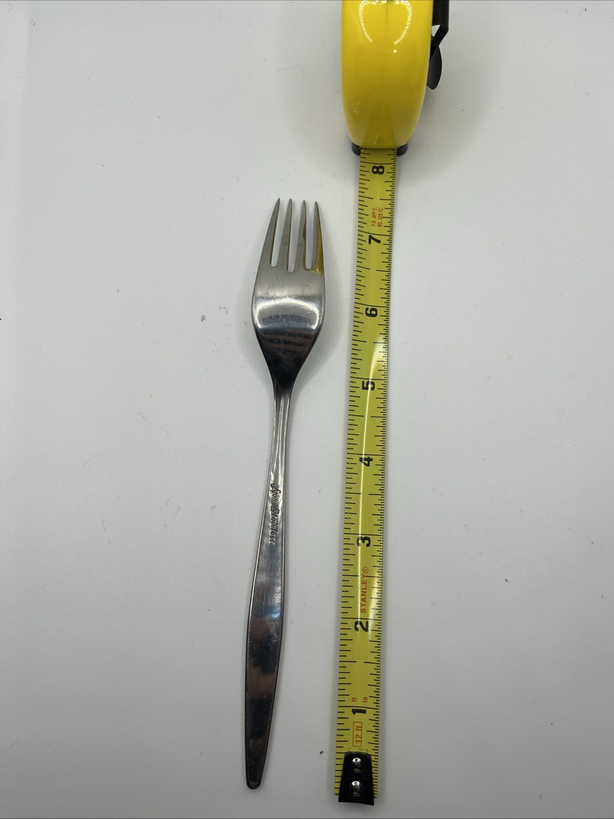 Lyon CORTEZ Aztec International Stainless Geometric Brutalist Fork MCM gallery