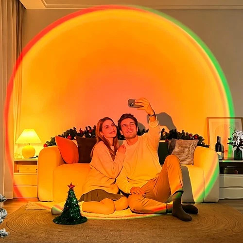 Sunset Lamp Projector, Rainbow Projection Led Lights with Remote, 16 Colors Mult gallery