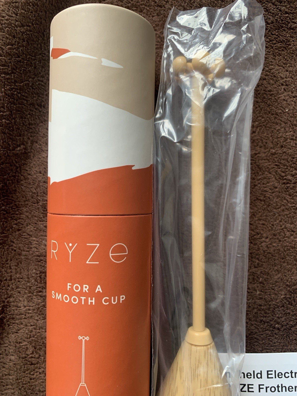 Ryze Mushroom Coffee Frother Handheld Battery Operated Mixer gallery