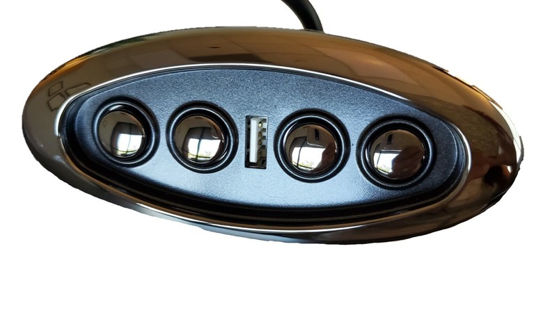 Mulin Electric Switch - MLSK14-D Button Power Recliner Switch + USB gallery