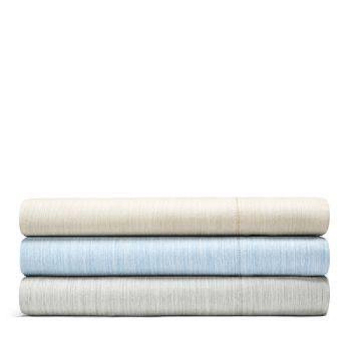Oake Yarn Dye Twin Flat Sheet Set, Beige gallery