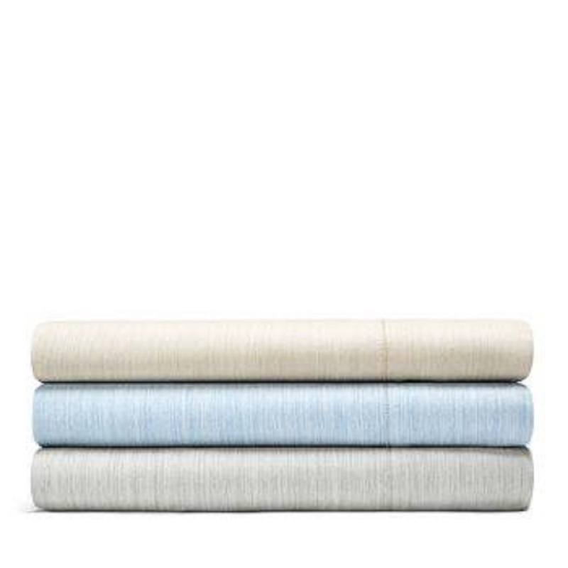 Oake Yarn Dye Twin Flat Sheet Set, Beige gallery
