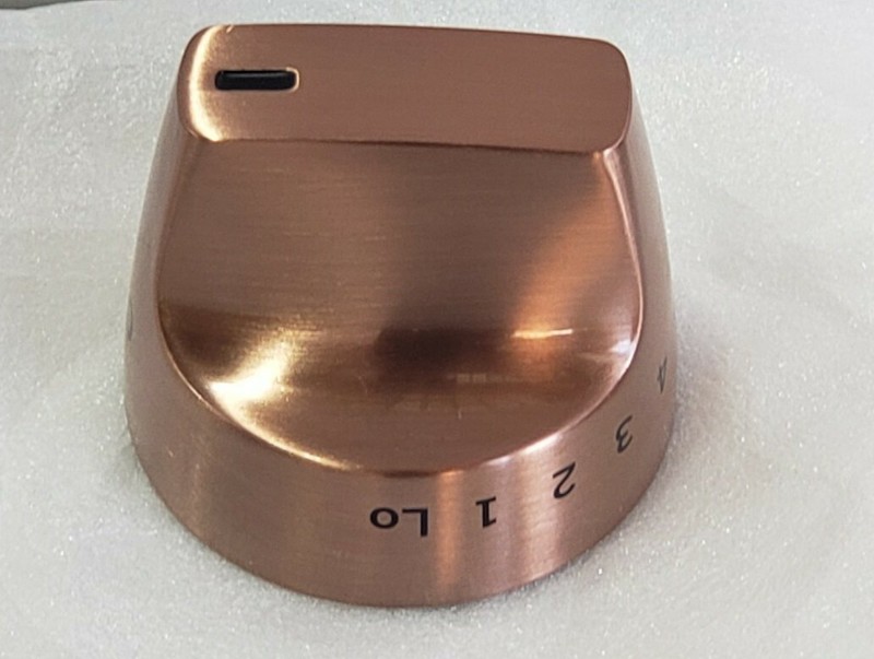GE Cafe Brushed Copper Pro Range & Range Top Replacement Knob Gas gallery