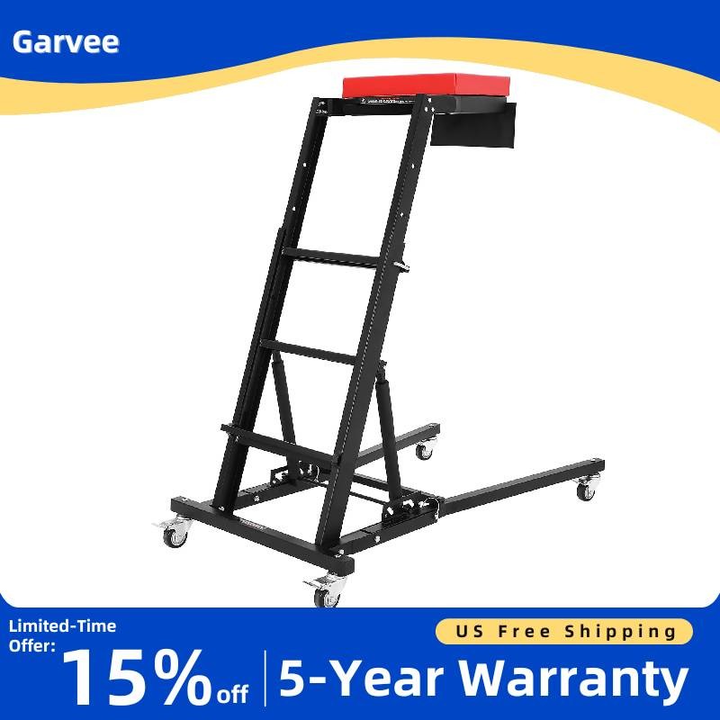 400LB Capacity Automotive Creeper | 4 Wheels, Adjustable Height, Foldable Design gallery