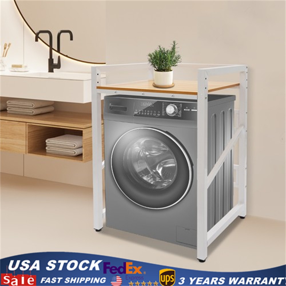 Heavy Duty Washer Dryer Stacking Rack Standing Storage Shelf Wash Machine Frame