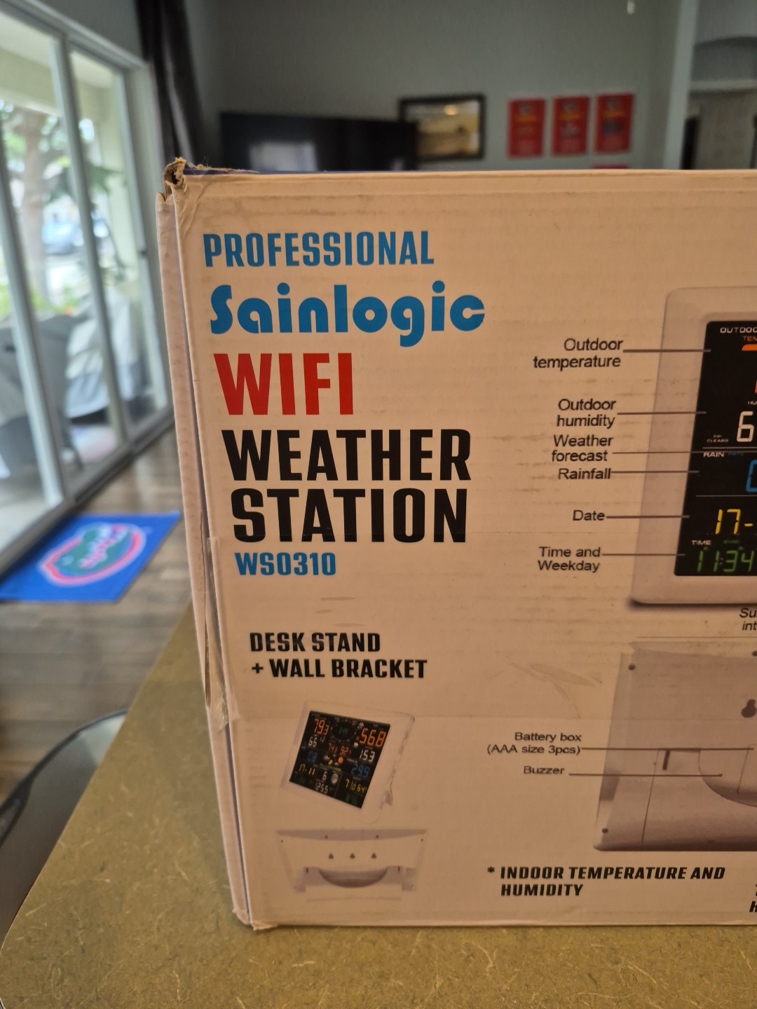 Sainlogic Pro Wi-Fi Weather Station Base Station 10" Big Color Display - WS0310 gallery