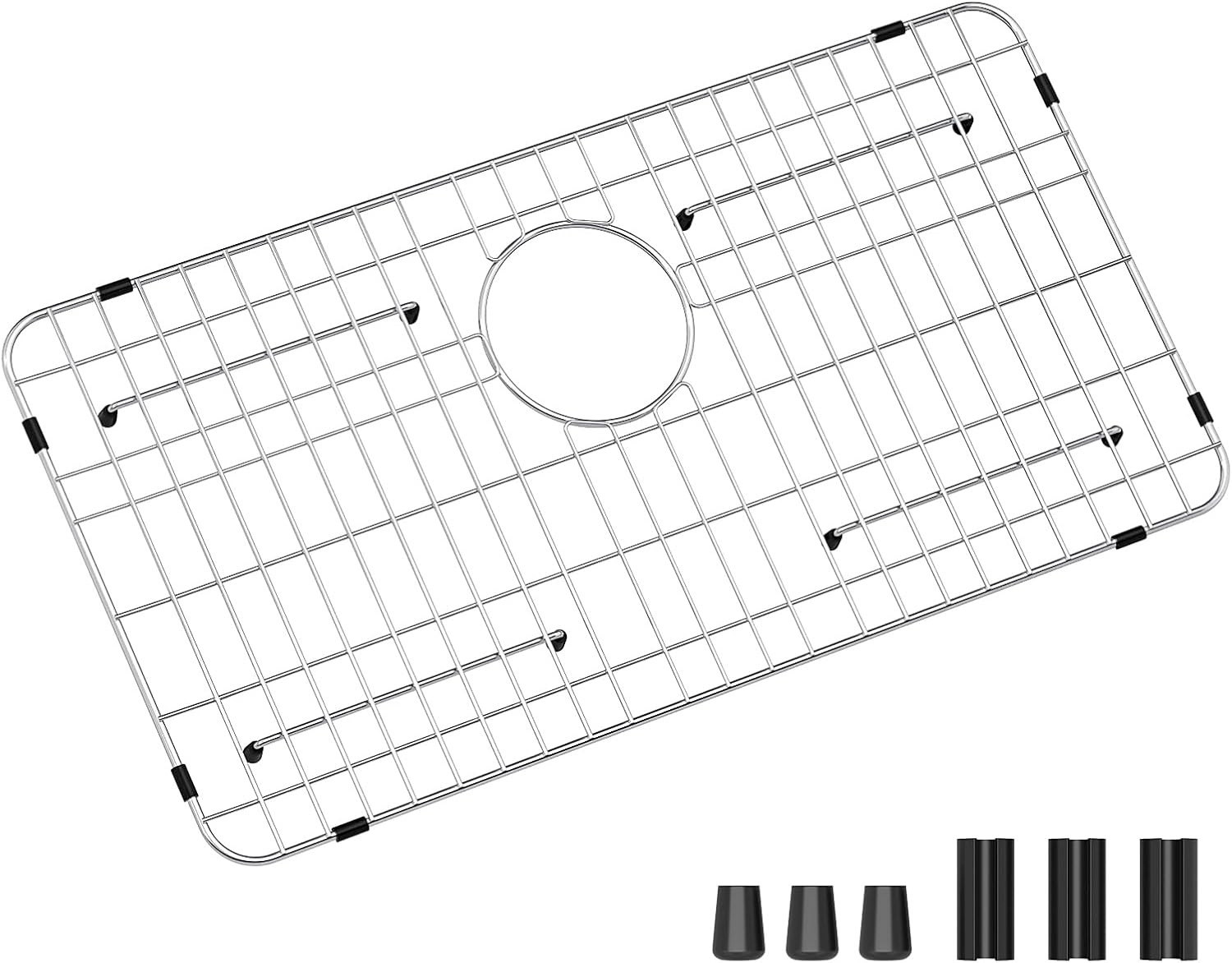 Stainless Steel Sink Grid and Protectors for Bottom of Kitchen Sink, 26" X 14" w gallery