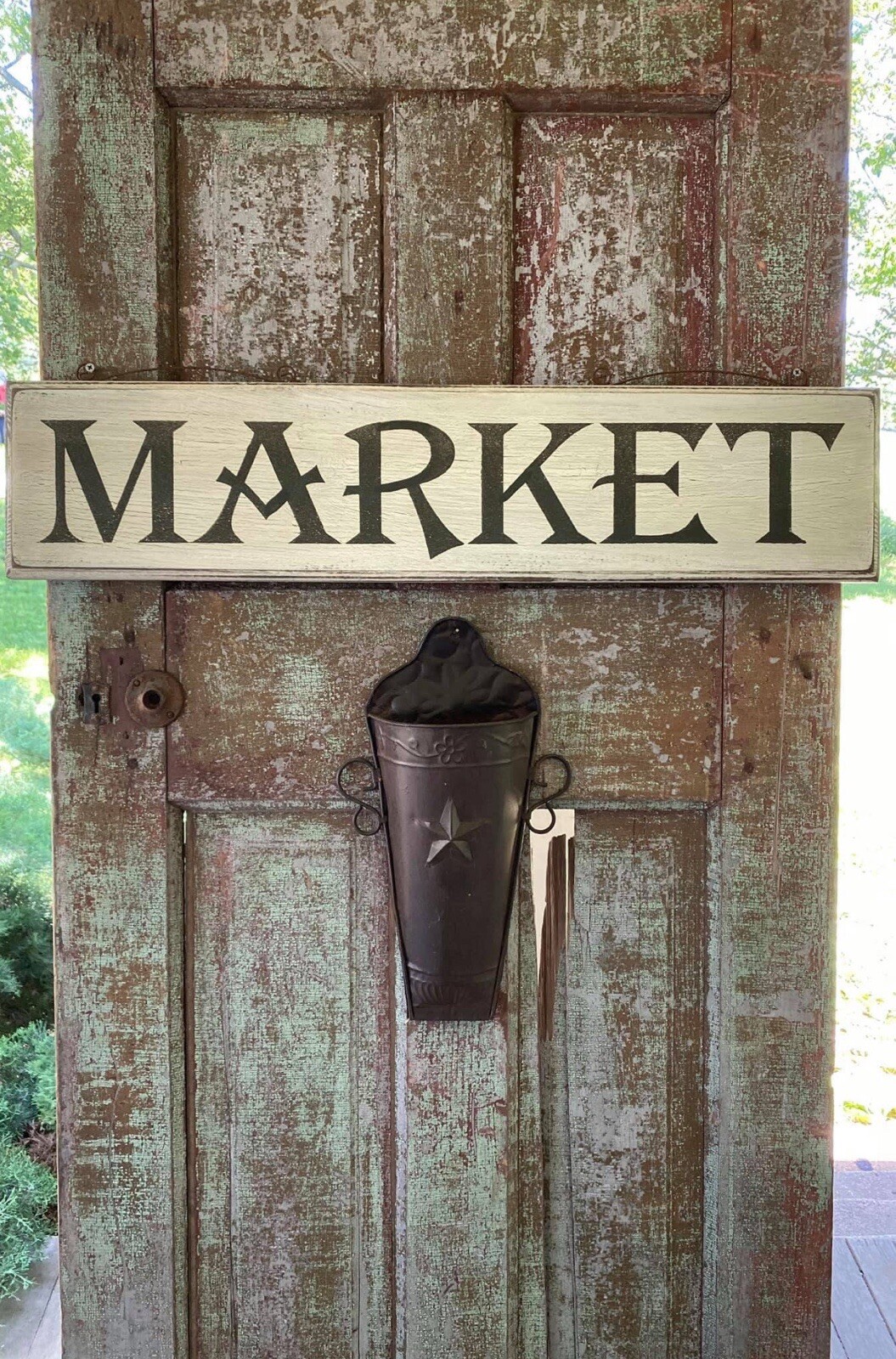 Market Wood Sign gallery