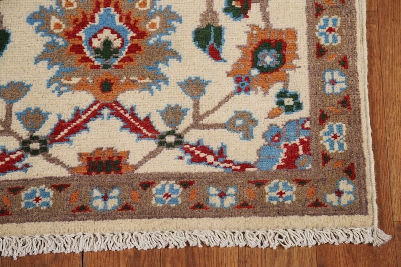 Authentic Kazak Pakistani Handmade Small Rug Wool Craftsmanship 2x3 gallery