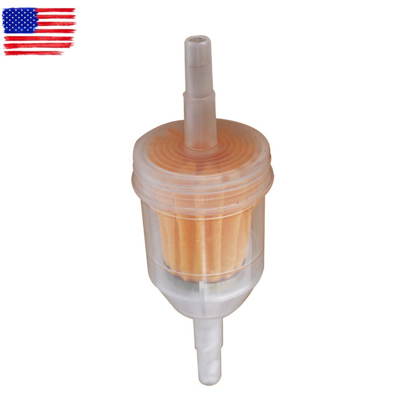 72 Pcs Universal Gas Inline Fuel Filter 1/4" x 5/16" For Kawasaki Kohler Briggs gallery