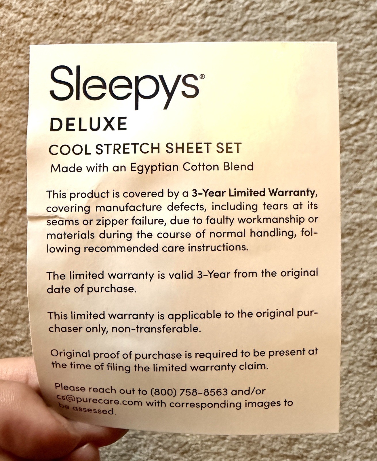 Sleepy’s Deluxe Split King Sheet Set Cool Stretch Egyptian Cotton Tencel EUC gallery