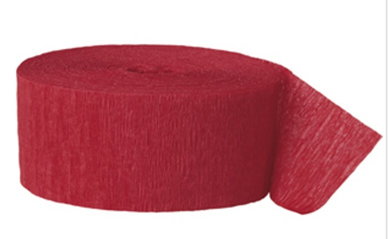 NEW 81ft Crepe Paper Streamer Roll Wedding Birthday Party Supplies Decorations gallery