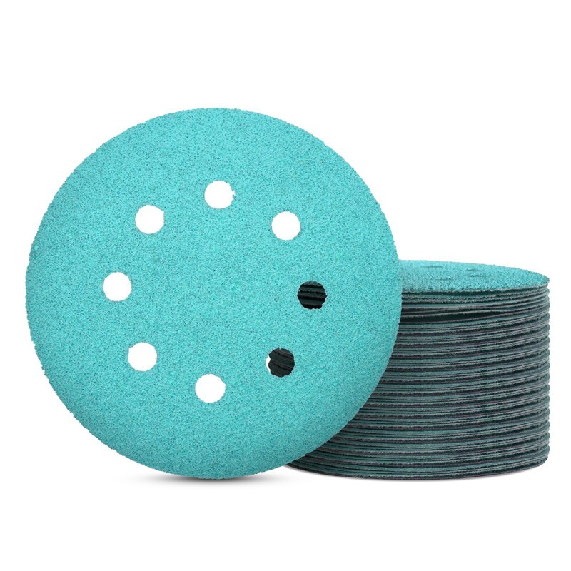 Sanding Discs Pads for Orbital Sander Circular Hook & Loop - 125mm 5" 150mm 6" gallery