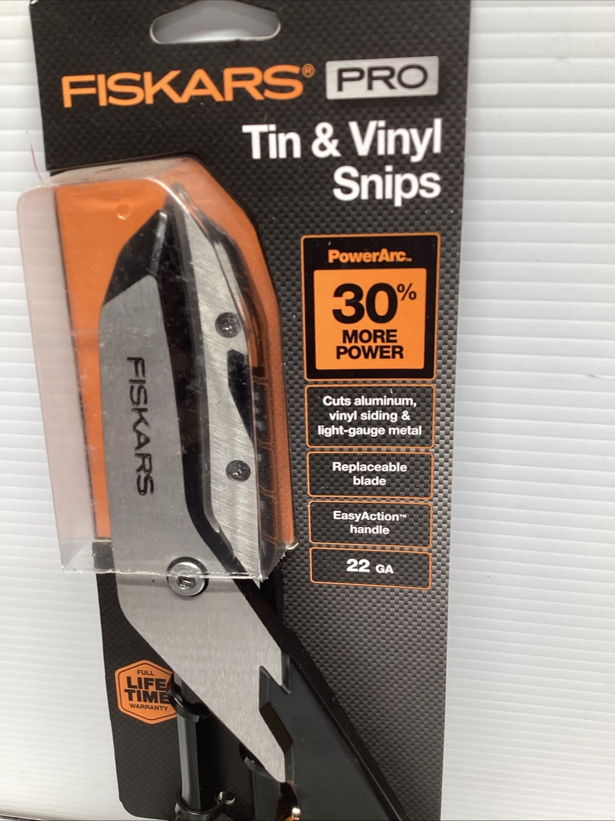 FISKARS PowerArc Easy Action Aluminum Vinyl Siding Snips 13in 710400 New gallery