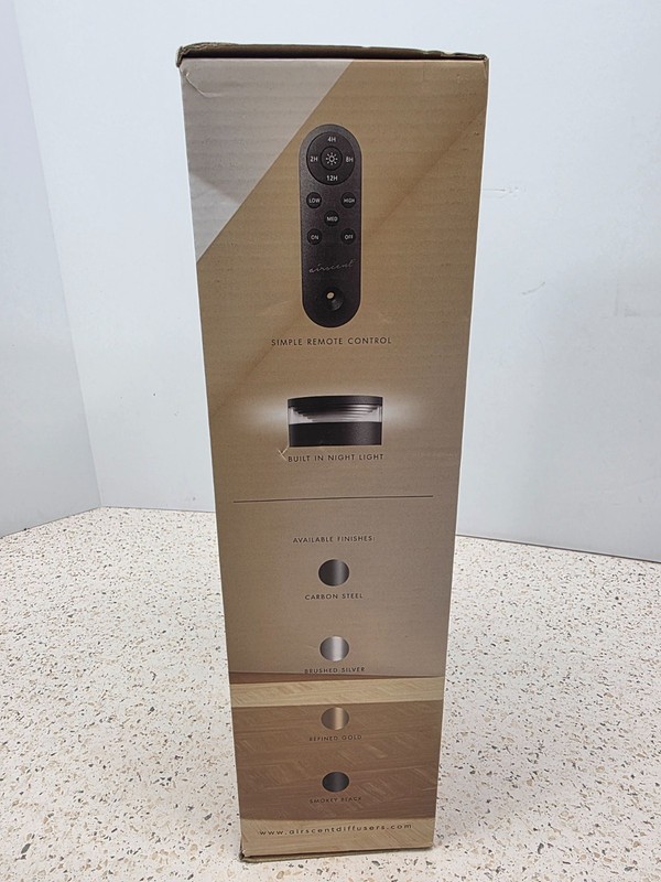 AirScent Wireless Essential Oil Diffuser, Smoky Black -Brand new gallery
