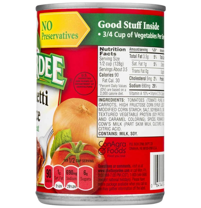 Chef Boyardee Spaghetti Sauce With Meat - 15 Oz - Pack of 24 gallery