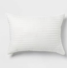 Threshold Hotel Sateen Down Alternative Firm Pillow Standard/Queen 20x28in 300TC