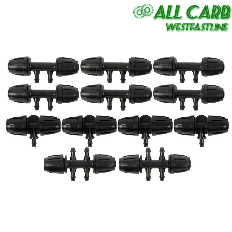 130ft Drip Irrigation System Adjustable W/ Emitters Tubing & Fittings For Garden gallery