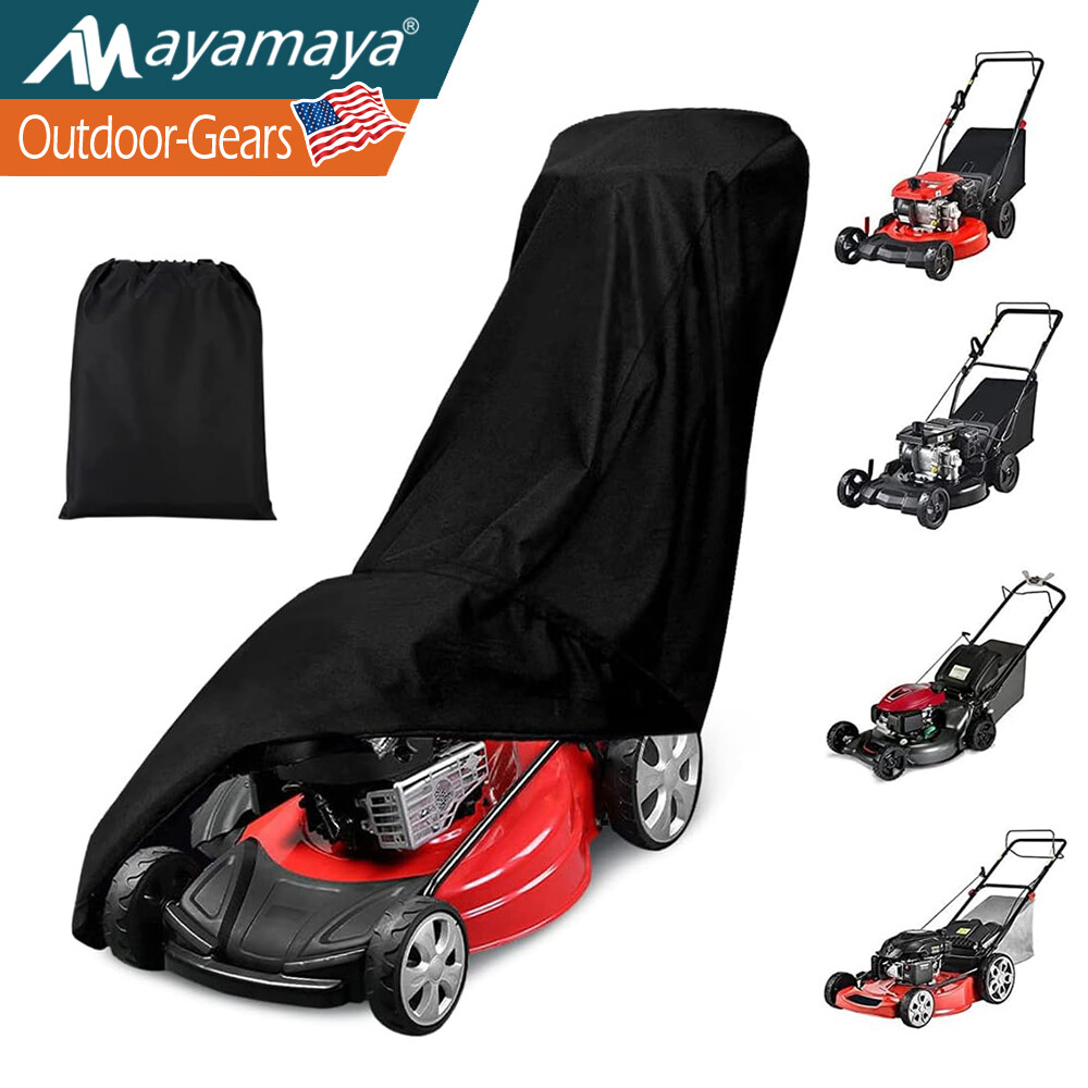 Waterproof Walk Behind Push Lawn Mower Cover Heavy Duty UV Protector Universal gallery