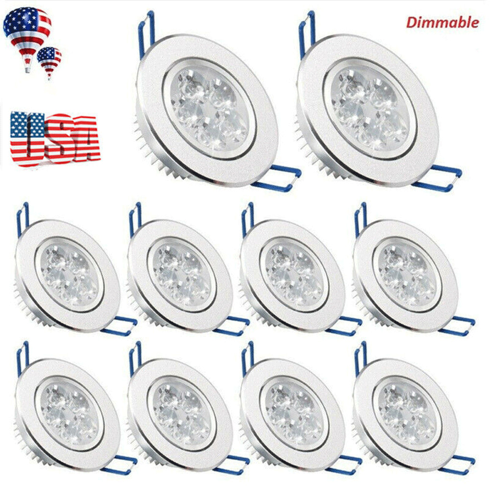 10/20PCS 9W/12W/15W LED Downlight Dimmable Spotlight Panel Light Ceiling Light gallery