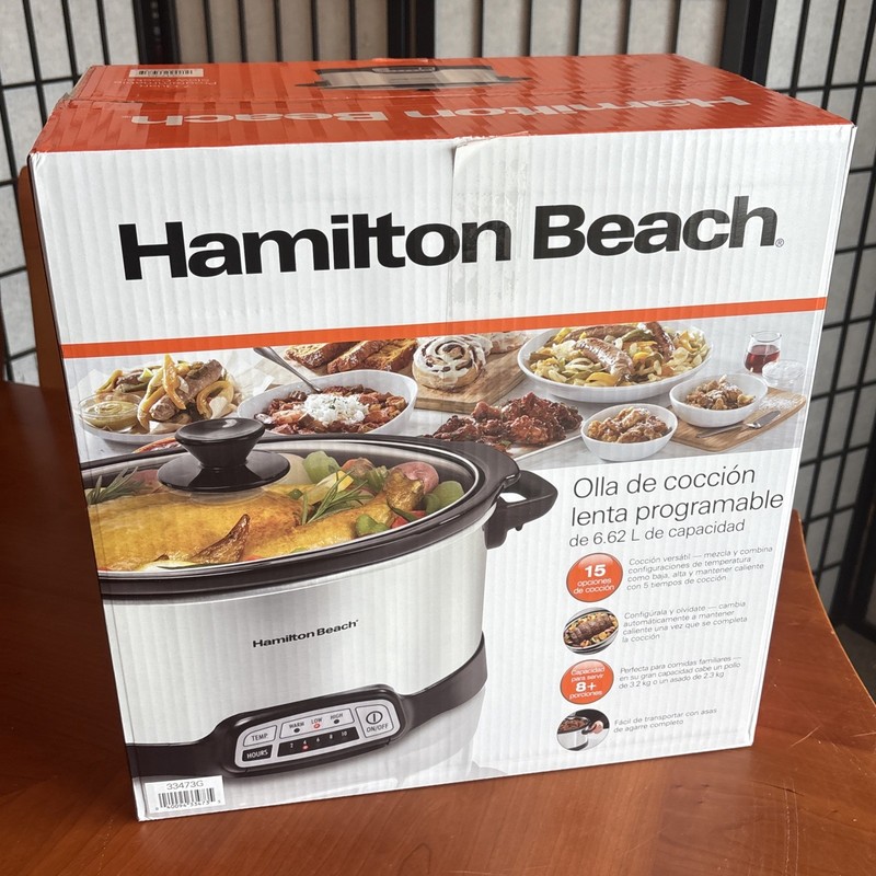 Hamilton Beach - 33473G - 7 Quart Programmable Slow Cooker - BRAND NEW gallery