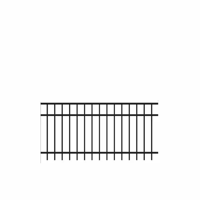 Natural Reflections Standard-Duty 3 Ft. H X 6 Ft. W Black Aluminum Pre-Assembled gallery